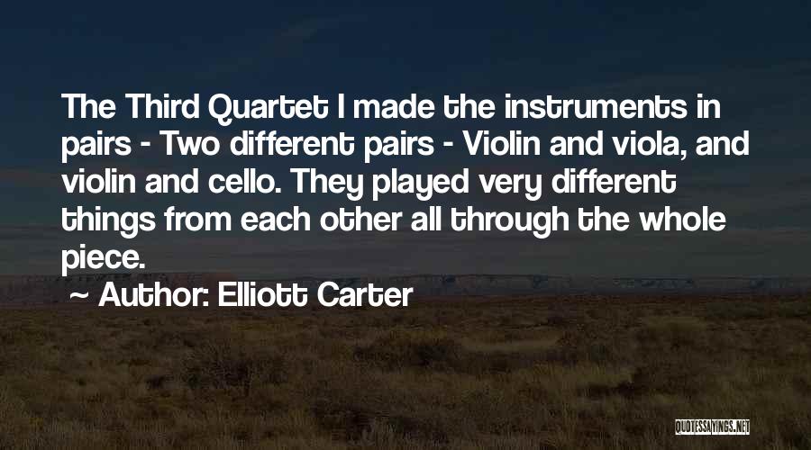 Carter Quotes By Elliott Carter