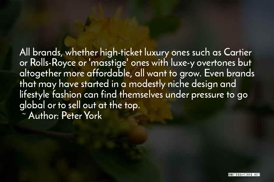 Cartier Quotes By Peter York