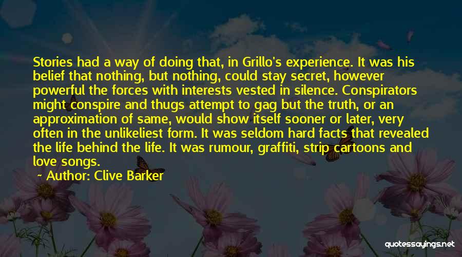 Cartoons And Life Quotes By Clive Barker
