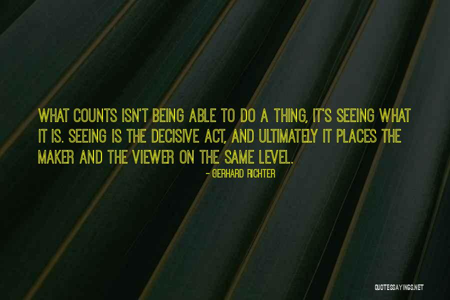 Caschettas Quotes By Gerhard Richter Caschettas Quotes By Gerhard Richter