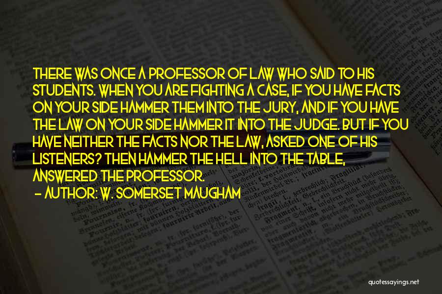 Case Law Quotes By W. Somerset Maugham