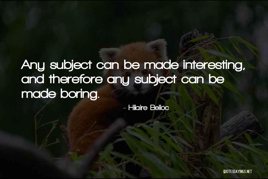 Case Wed Quotes By Hilaire Belloc