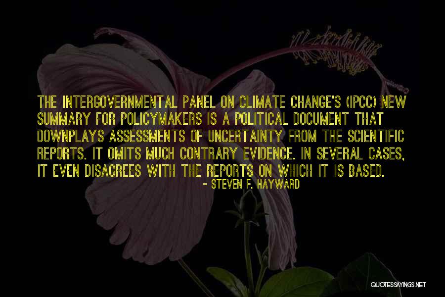 Cases Assessment Quotes By Steven F. Hayward Cases Assessment Quotes By Steven F. Hayward
