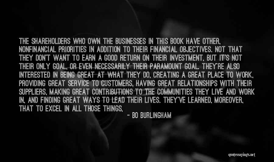 Cases Quotes By Bo Burlingham