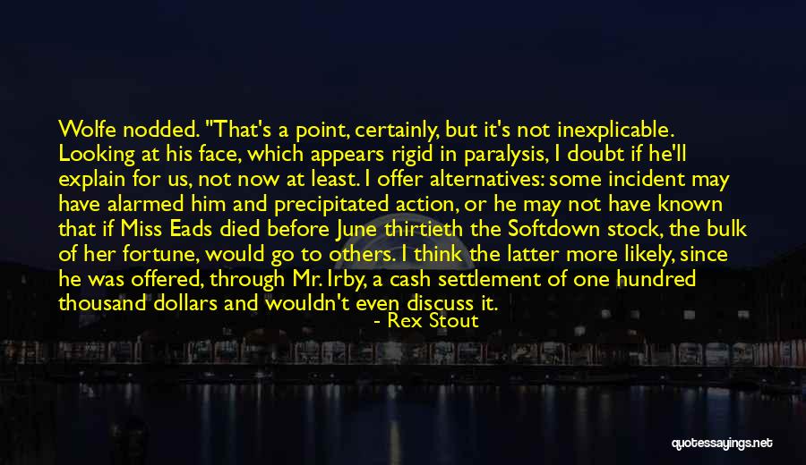 Cash And Cash Quotes By Rex Stout Cash And Cash Quotes By Rex Stout