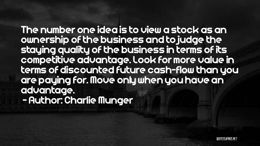 Cash Flow Quotes By Charlie Munger