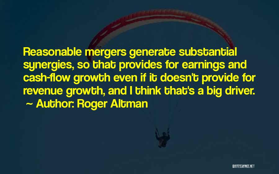 Cash Flow Quotes By Roger Altman