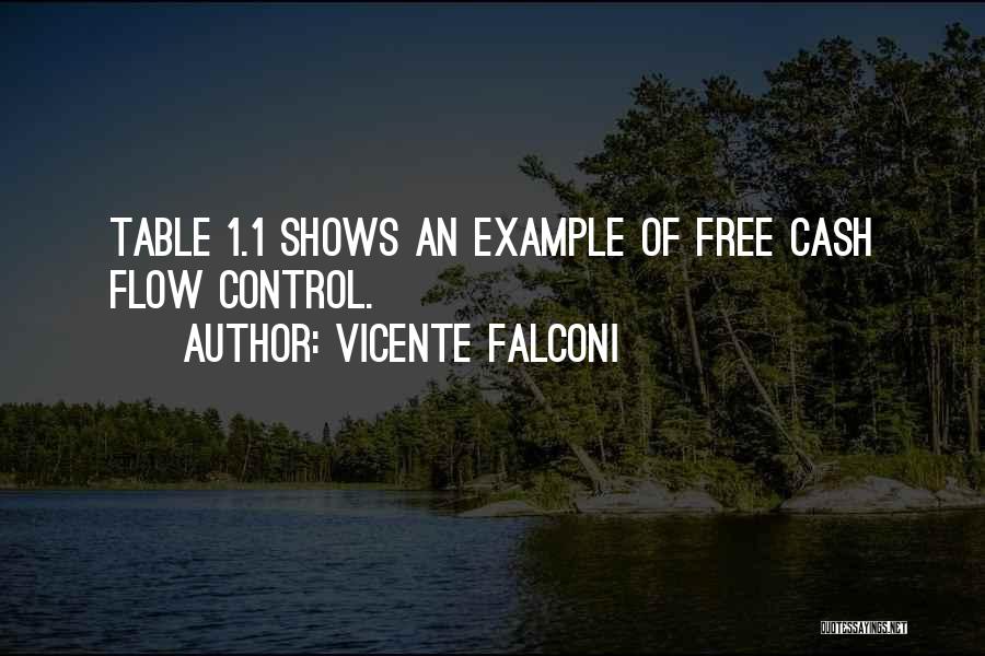 Cash Flow Quotes By Vicente Falconi