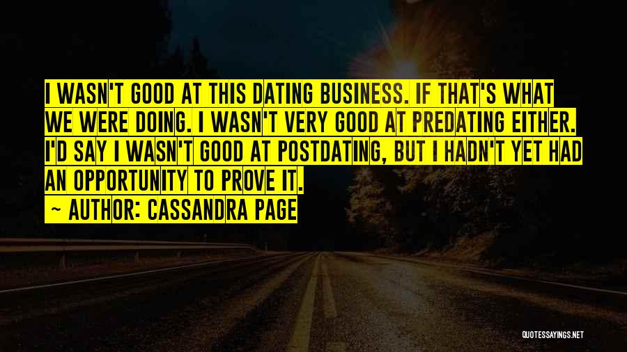 Cassandra Page Quotes 997045