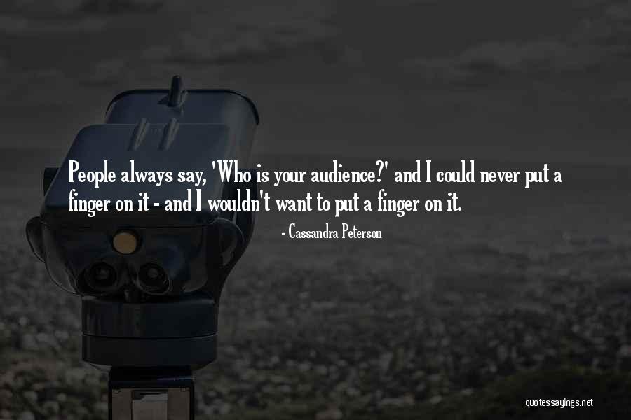 Cassandra Peterson Quotes 130297 Cassandra Peterson Quotes 130297