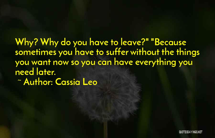 Cassia Leo Quotes 1975055