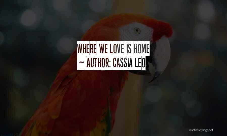 Cassia Leo Quotes 273760