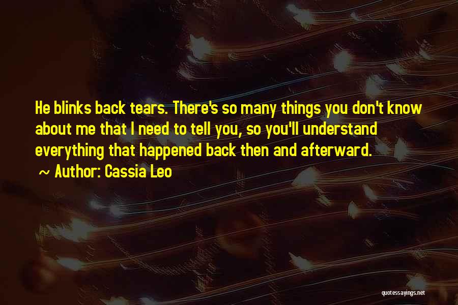 Cassia Leo Quotes 351579