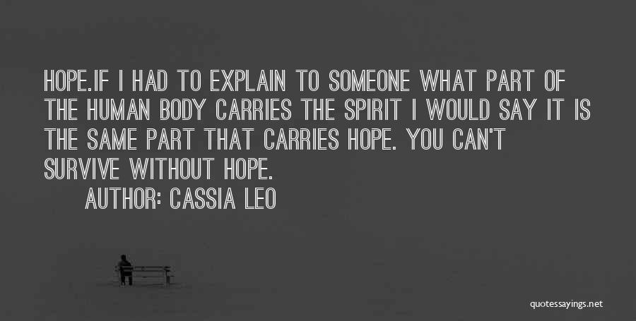 Cassia Leo Quotes 628574