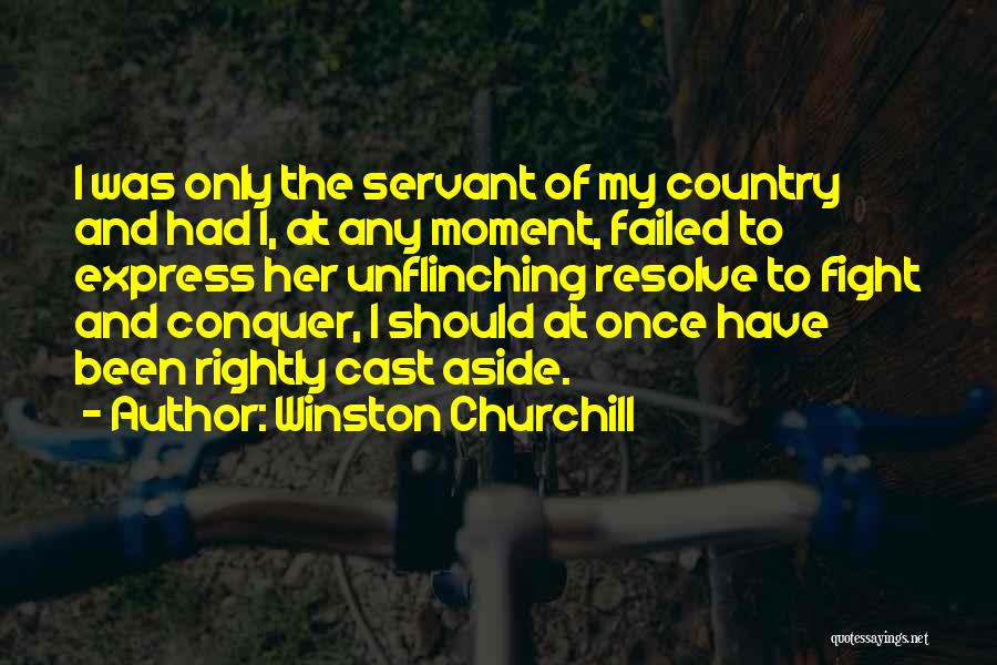 Cast Aside Quotes By Winston Churchill