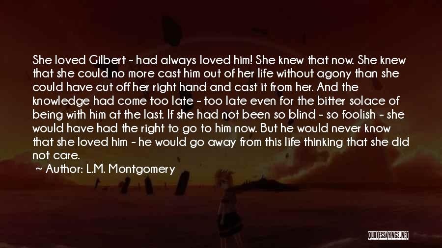 Cast Off Quotes By L.M. Montgomery