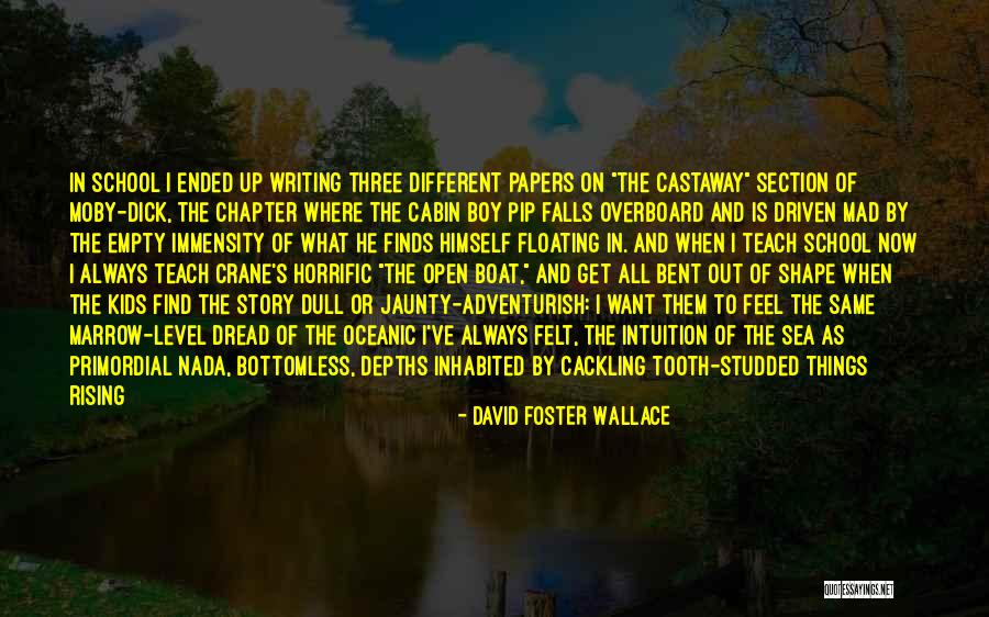 Castaway Quotes By David Foster Wallace Castaway Quotes By David Foster Wallace