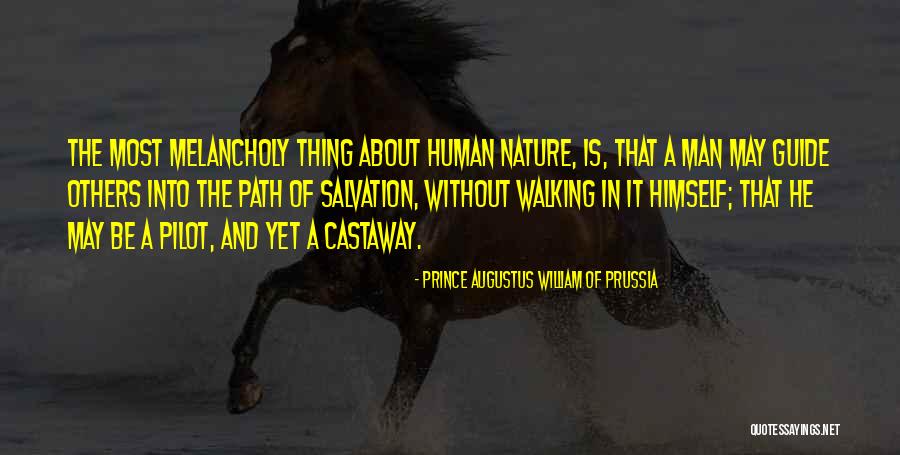 Castaway Quotes By Prince Augustus William Of Prussia