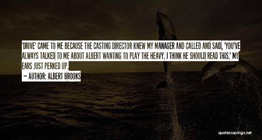 Casting Director Quotes By Albert Brooks