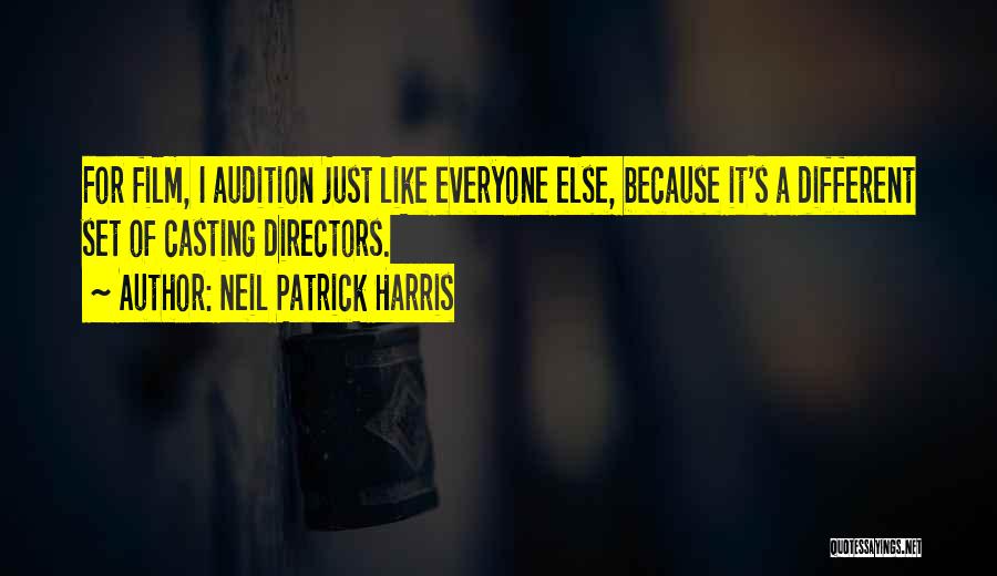 Casting Directors Quotes By Neil Patrick Harris