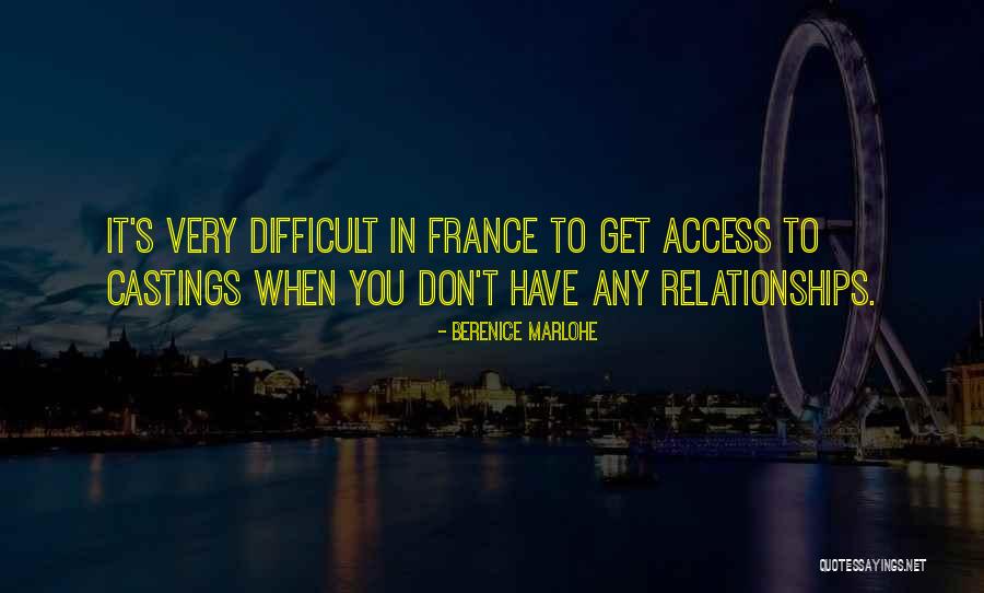 Castings Inc Quotes By Berenice Marlohe Castings Inc Quotes By Berenice Marlohe