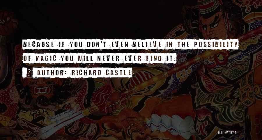 Castle Season 2 Episode 6 Quotes By Richard Castle