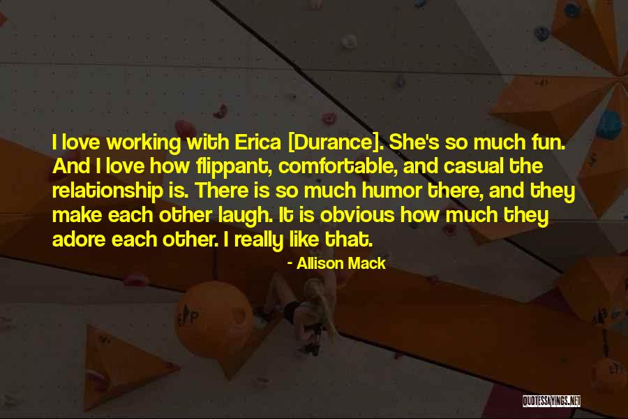 Casual Love Quotes By Allison Mack