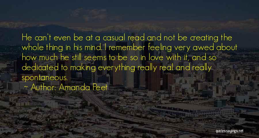Casual Love Quotes By Amanda Peet