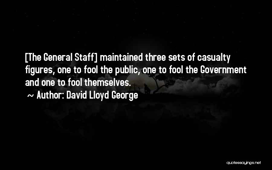 Casualty Quotes By David Lloyd George