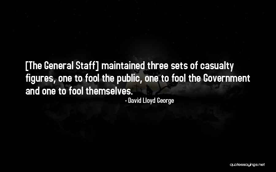 Casualty Quotes By David Lloyd George