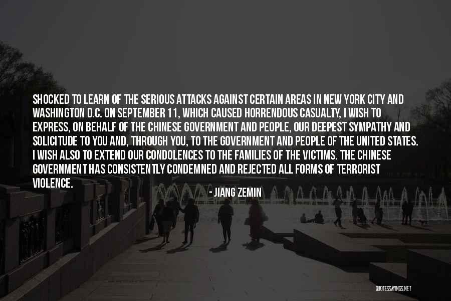 Casualty Quotes By Jiang Zemin