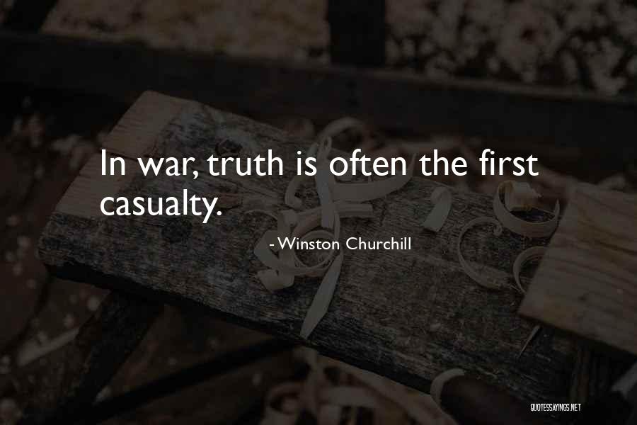 Casualty Quotes By Winston Churchill