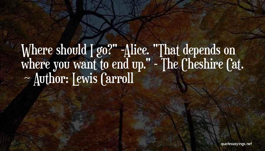 Cat Alice In Wonderland Quotes By Lewis Carroll