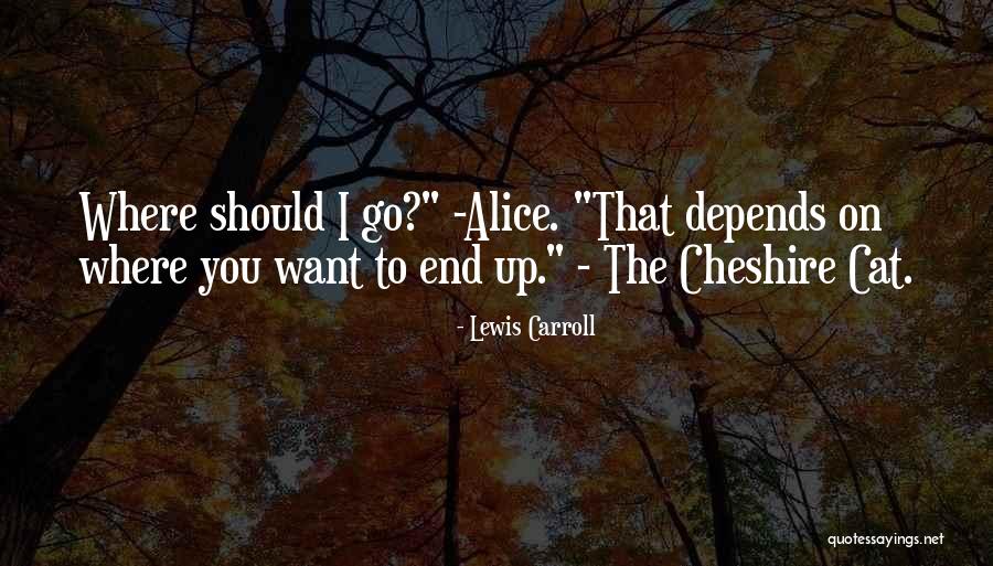 Cat Alice In Wonderland Quotes By Lewis Carroll