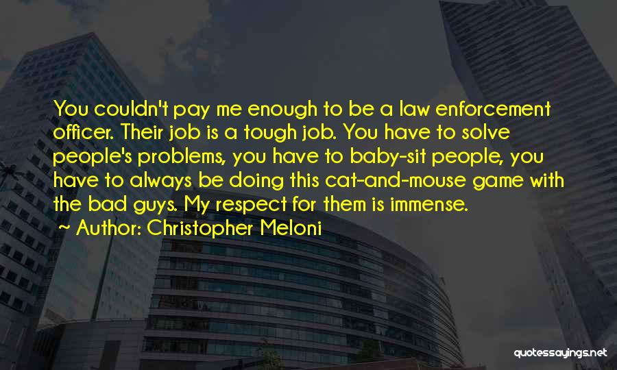 Cat And Mouse Game Quotes By Christopher Meloni