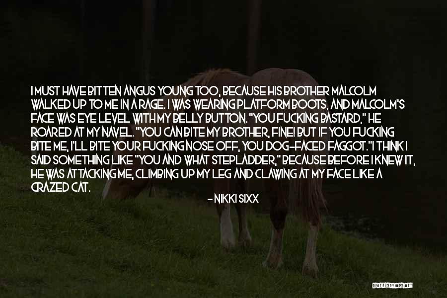 Cat Bite Quotes By Nikki Sixx Cat Bite Quotes By Nikki Sixx