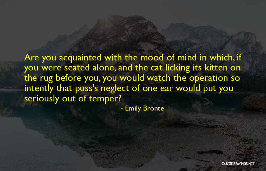 Cat Ears Quotes By Emily Bronte