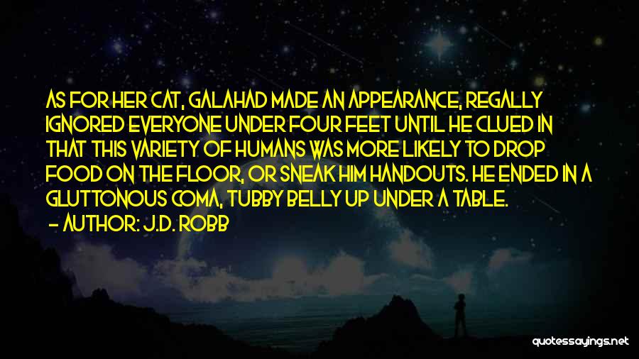 Cat Feet Quotes By J.D. Robb