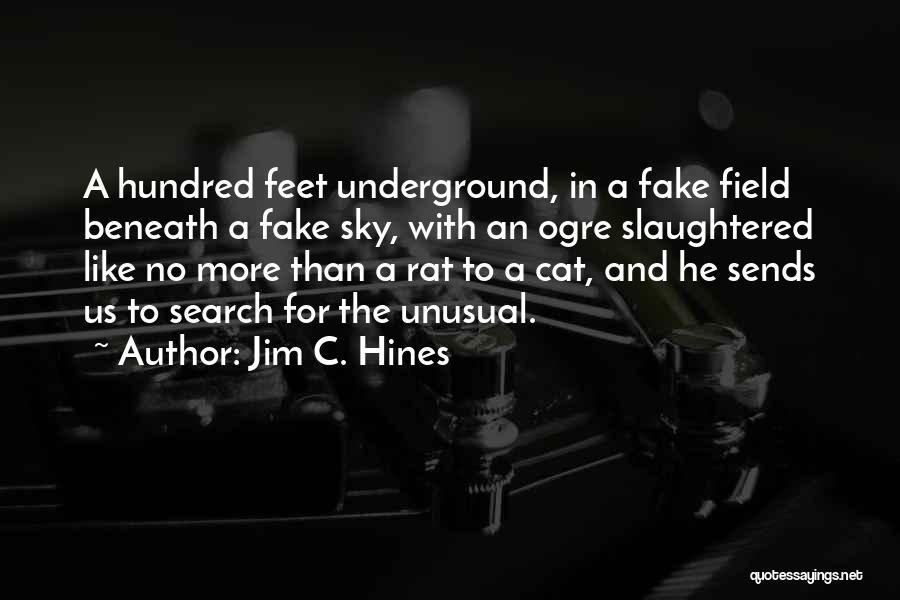 Cat Feet Quotes By Jim C. Hines