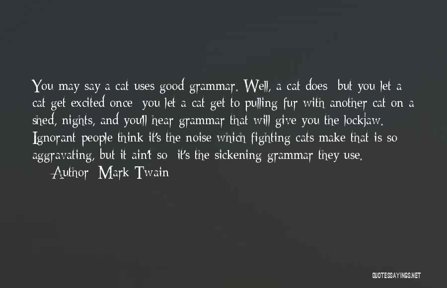 Cat Fur Quotes By Mark Twain