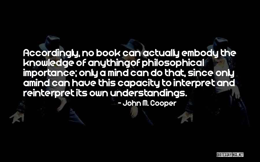 Cat Lica Bonita Quotes By John M. Cooper Cat Lica Bonita Quotes By John M. Cooper