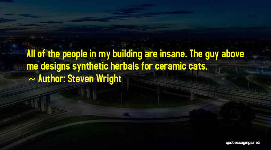 Cat People Quotes By Steven Wright