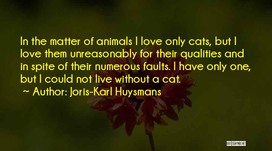 Cat Quotes By Joris-Karl Huysmans