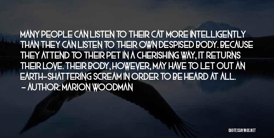 Cat Returns Quotes By Marion Woodman