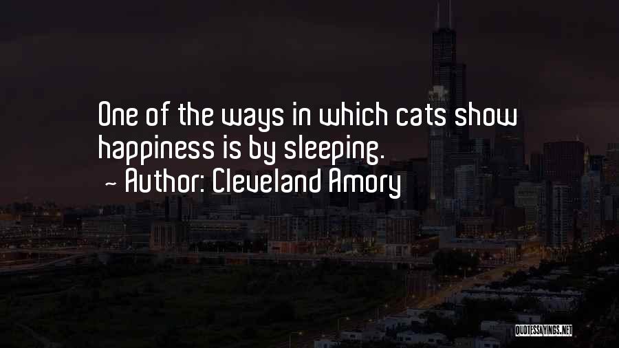 Cat Sleeping Quotes By Cleveland Amory