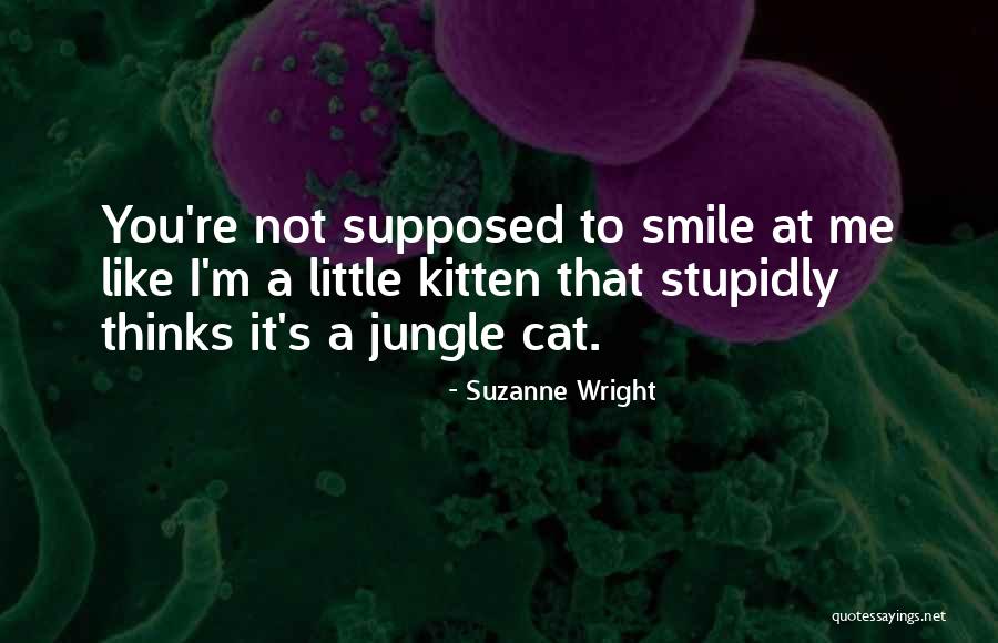 Cat Smile Quotes By Suzanne Wright Cat Smile Quotes By Suzanne Wright