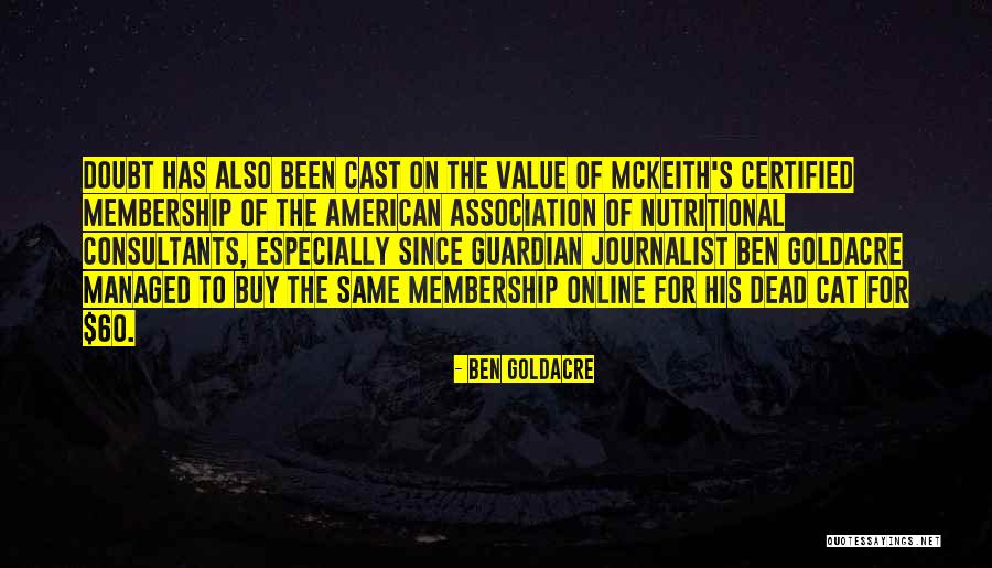 Cat Things To Buy Quotes By Ben Goldacre Cat Things To Buy Quotes By Ben Goldacre