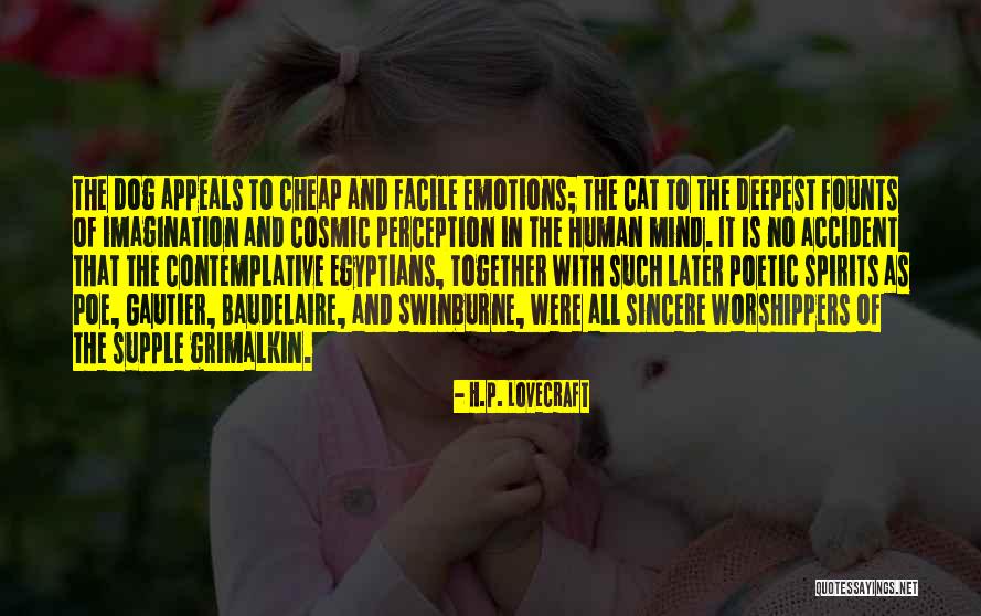 Cat Vs Dog Quotes By H.P. Lovecraft Cat Vs Dog Quotes By H.P. Lovecraft