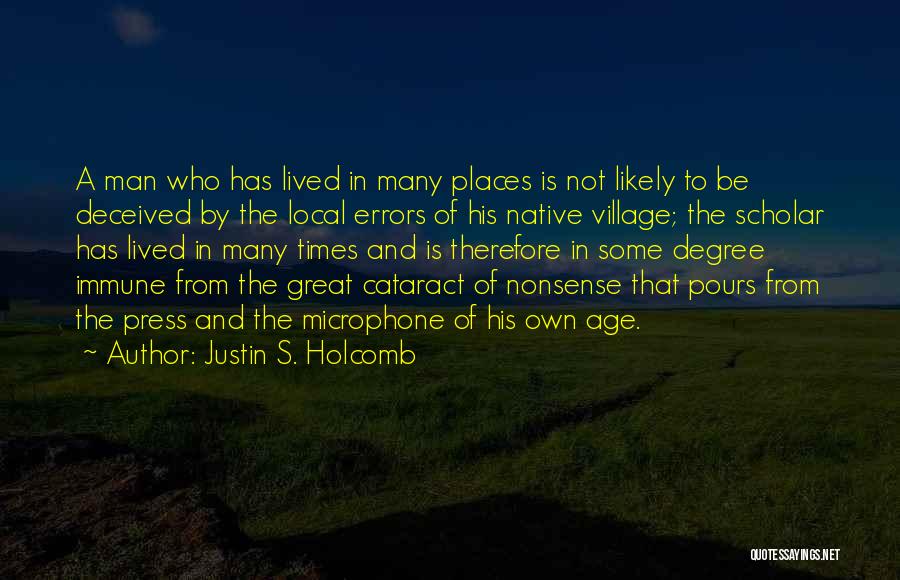 Cataract Quotes By Justin S. Holcomb