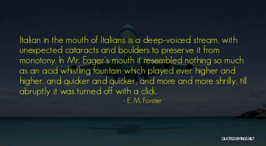 Cataracts Quotes By E. M. Forster Cataracts Quotes By E. M. Forster